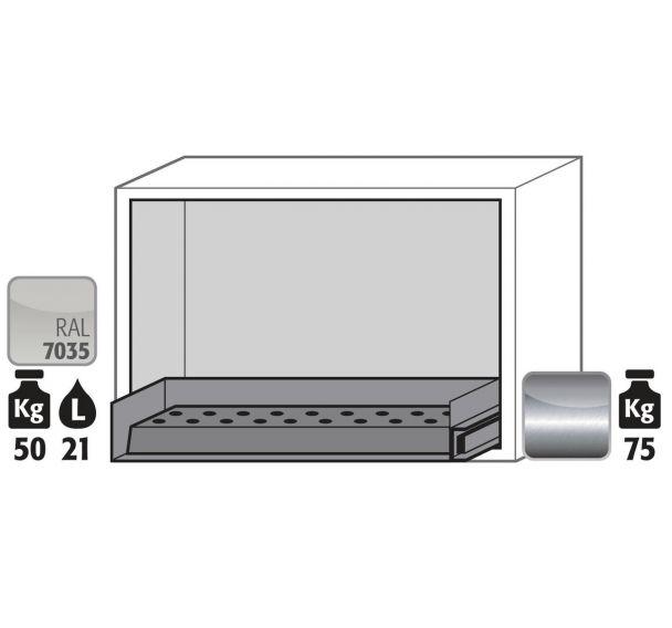 ARMOIRE SÉCURITÉ SOUS PAILLASSE UB-S-90 UB90.060.089.S GRIS - MANUTAN COLLECTIVITÉS