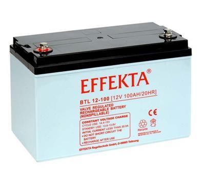 Batterie solaire AGM 100Ah 12V Effekta BTL 12-100 - Scellée, sans entretien et haute performance_0