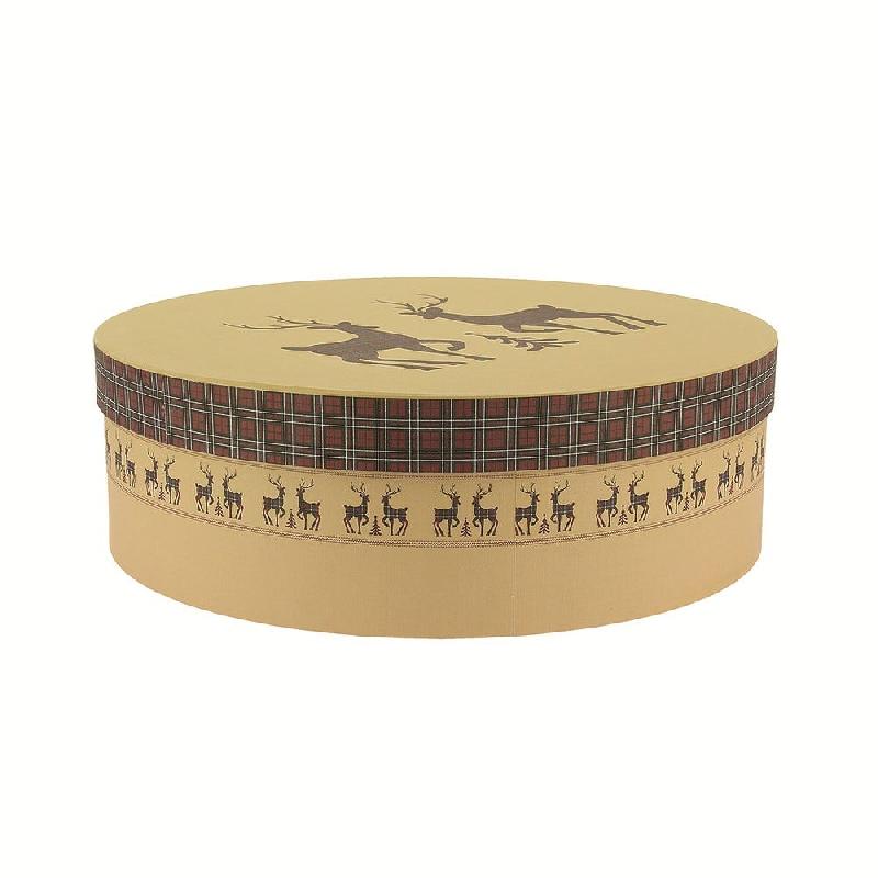 Boite carton ronde 