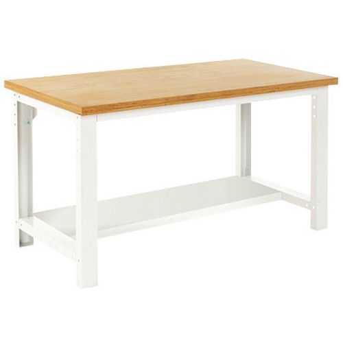 BOTT 1 ÉTABLI FIXE CUBIO AVEC TABLETTE FIXE - LARGEUR 150 CM - LINOLÉUM