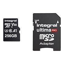 INTEGRAL ULTIMAPRO - CARTE MÉMOIRE FLASH - 256 GO - MICROSDXC UHS-I
