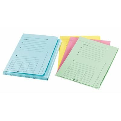 CHEMISES DOSSIER 2 RABATS PREIMPRIMEE EXACOMPTA - CAPACITE DE 200 FEUILLES A4 - CARTE 240 X 320 MM - ROSE - PAQUET DE 25