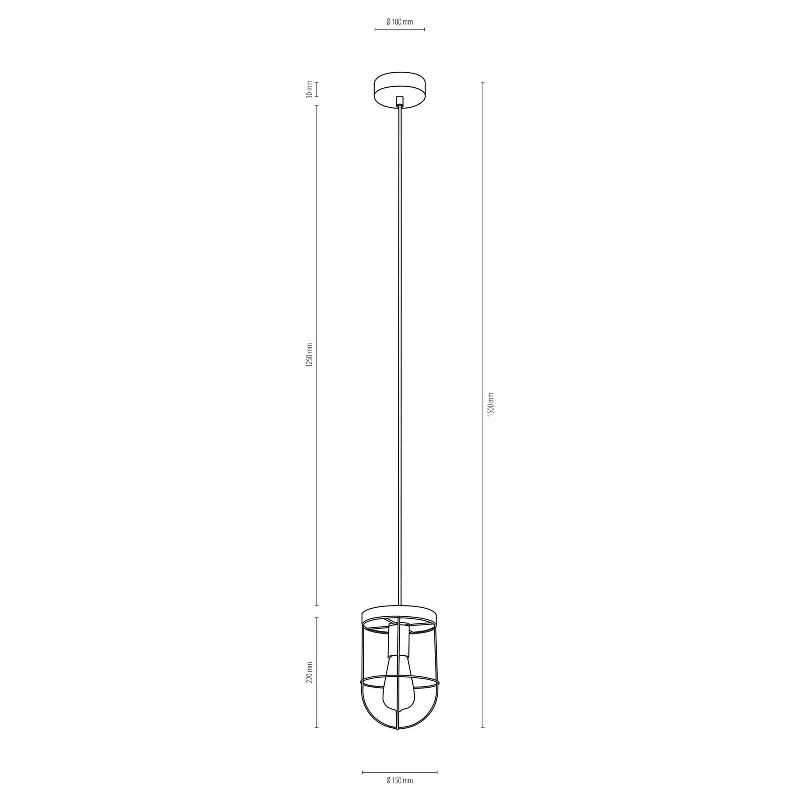 ENVOSTAR NEPTUNA SUSPENSION À 1 LAMPE
