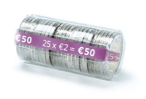 Support Organisateur Pièces de Monnaie 56 Rack de Rangement Etui Euros