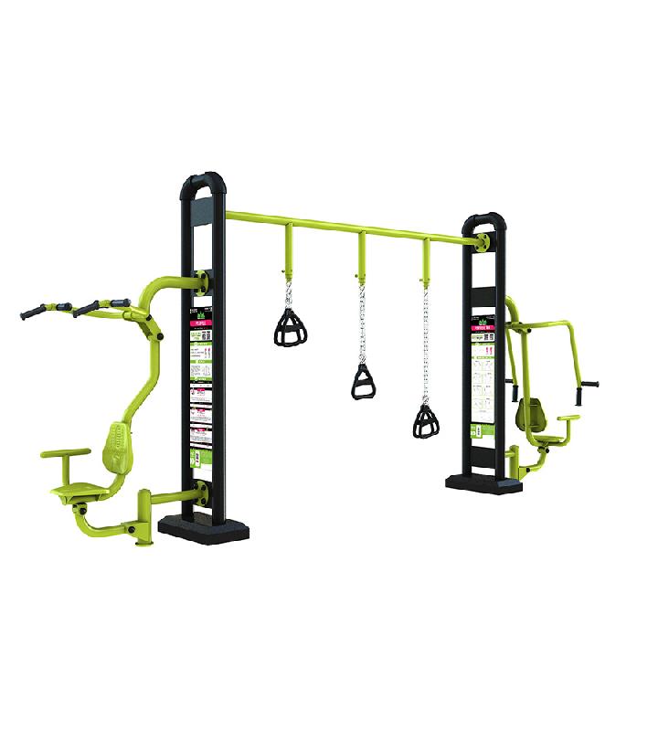 Portique push pull avec TRX pour exercices en plein air - Gamme stations COMBO_0