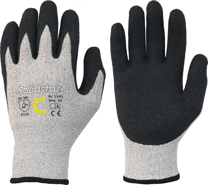 Gant de protection contre les coupures Solidstar 1443 taille 8 gris/noir EN 388 catégorie EPI II EN 388 12 paires LEIPOLD_0