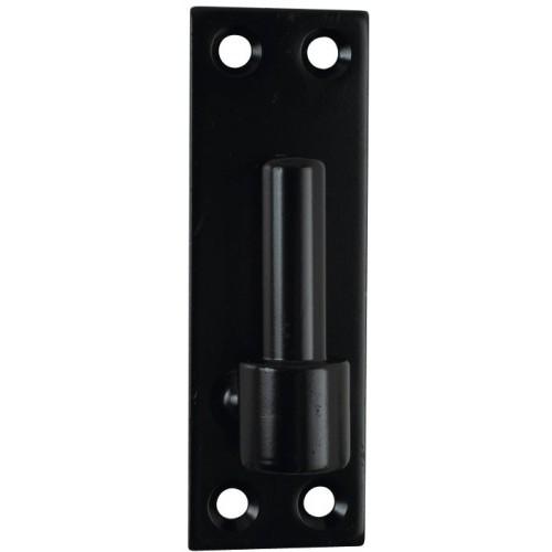 GOND SUR PLATINE 4 TROUS DE FIXATION - ACIER PHORÉTIQUE NOIR - Ø 20 MM TORBEL