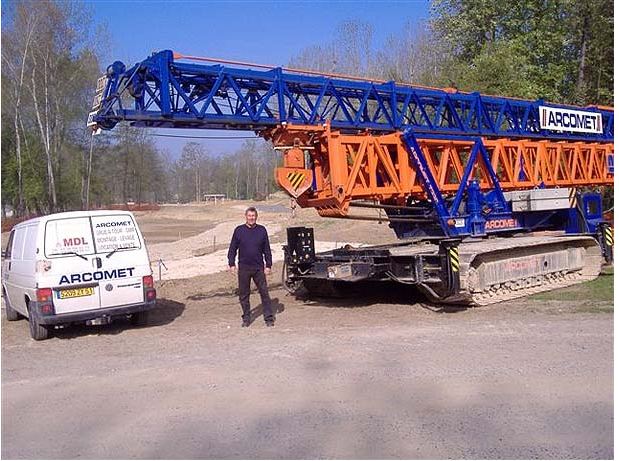 Grue à tour GMA - Arcomet type T33-CR - capacité 4 tonnes_0