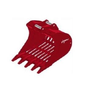 GSQ80-900EXM10 - Godet squelette UNITER 45 pour minipelle 6-8T - 900 mm - Classe G80 - Attache Martin M10_0