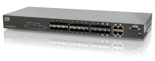 Gsw-3420fm - Commutateur Ethernet 20x GbE, SFP Combo 4x GbE (SFP ou RJ45) L2 - QoS et gestion des adresses MAC_0