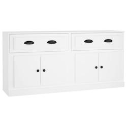 Helloshop26 - Buffet bahut commode armoire meuble de rangement organisateur cuisine salle de séjour salons lot de 2 bois 02_0036692 - 3000213000559_0