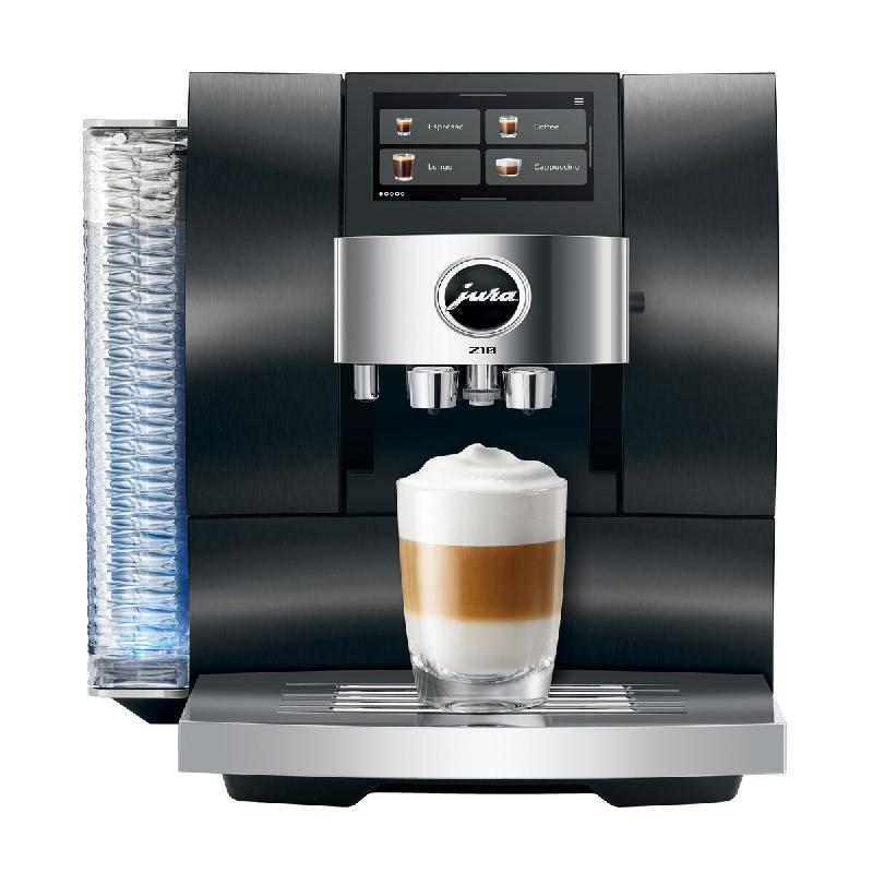 JURA - Z10 Aluminium Black (EB) - Machine à café automatique avec infusion froide, P.R.G.2+, mousse sucrée et 51 spécialités - 7610917156092_0