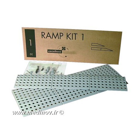 Kit rampe n°1 - 75 cm de large - 1.8 à 2.6 cm de haut - Référence ASCIER01_0