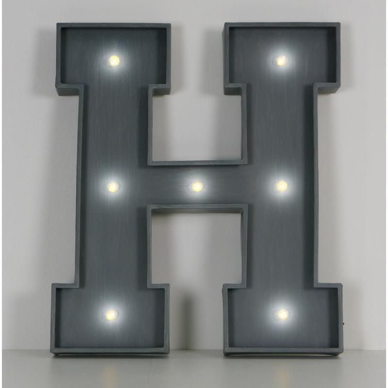 LETTRE LUMINEUSE H 46CM X 40CM - GRAHAM & BROWN