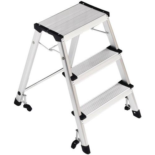 MARCHEPIED ACCÈS SIMPLE PLIABLE - 3 MARCHES - MANUTAN