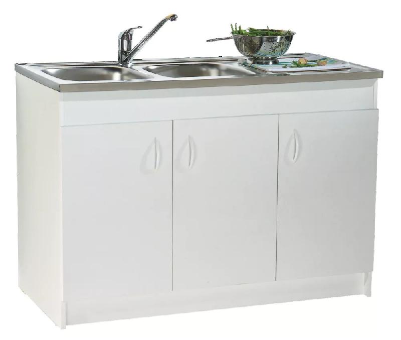 Meuble sous évier sim'nf 1400x600 3 portes - néova - s12n03140 - 864478_0