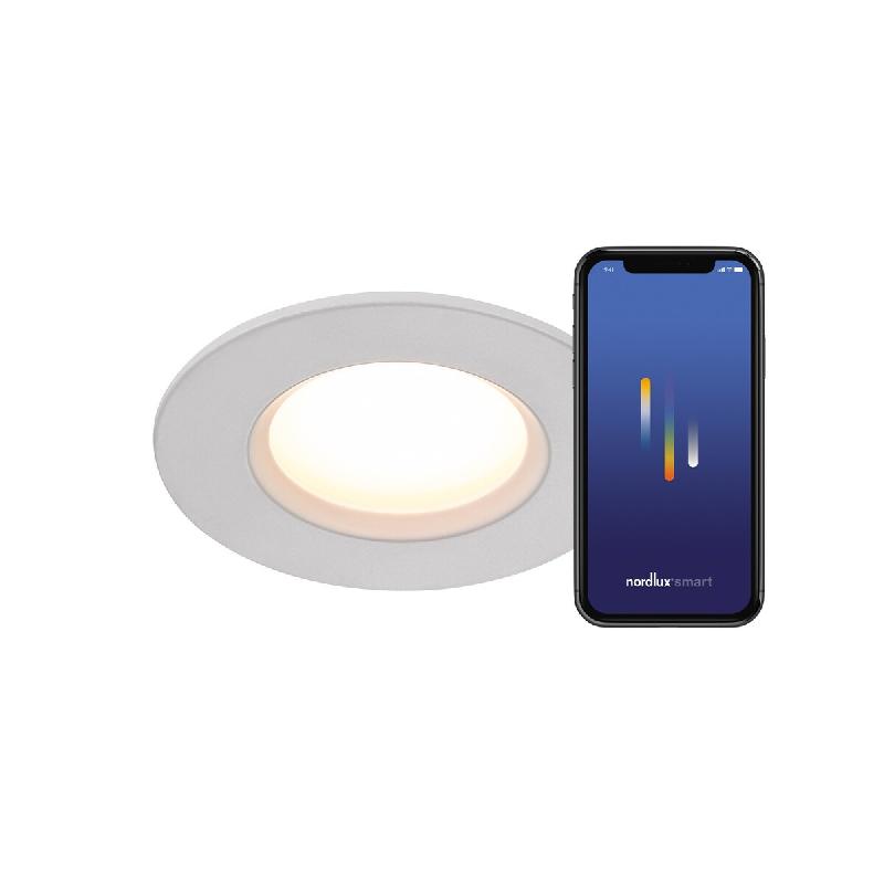 Nordlux Spot encastré_C DORADO SMART  Matière plastique Blanc, H.5.4 - IP65 - LED Module / Extérieur - blanc 5704924003004_0
