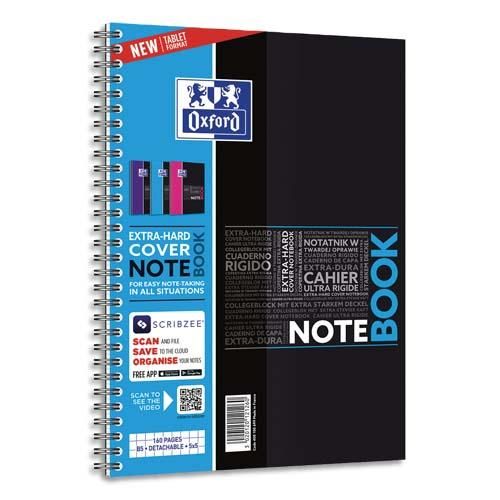NOTEBOOK 160 PAGES (EN CARTE REMBORDÉE RIGIDE), 5X5 (TECHNOLOGIE RÉGLURE SCRIBZEE). FORMAT B5 - LOT DE 2