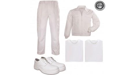 Tenue peintre en bâtiment sale