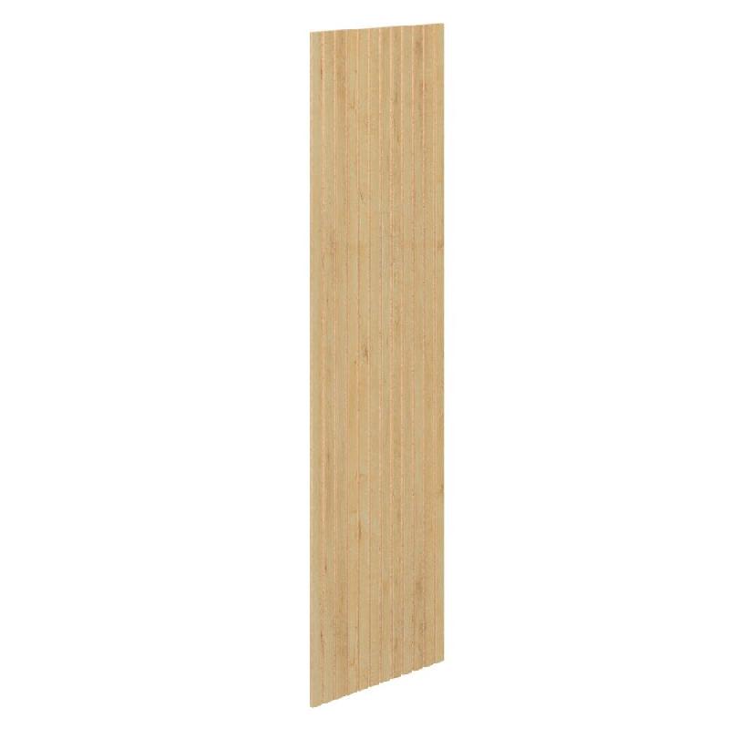 Panneau Vertigo T03 MDF naturel et chêne clair 59x1,8x240cm_0