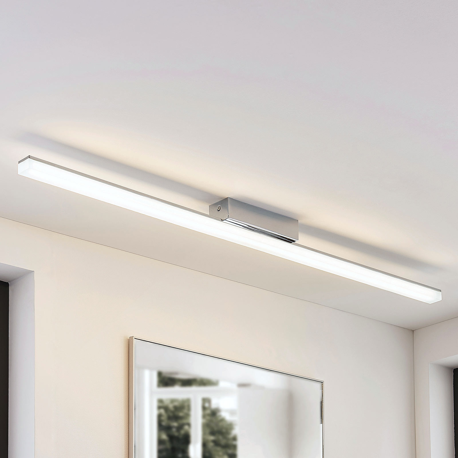 LINDBY PLAFONNIER LED POUR SALLE DE BAIN LEVKE, 116 CM, INTENSITÉ VARIABLE, IP44