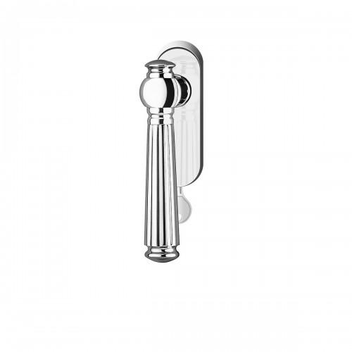POIGNÉE DE FENÊTRE SCHÖNTAL F2604 - VERROUILLABLE AVEC CLÉ - CHROMÉ - MAIN DROITE KARCHER DESIGN