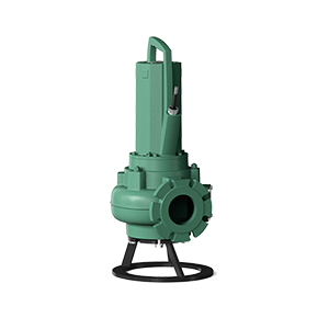 Pompe centrifuge métallique monocellulaire immergée, destiné au drainage en général et au relevage d'eaux contenant des substances soldies et fibreuses - relevage_0