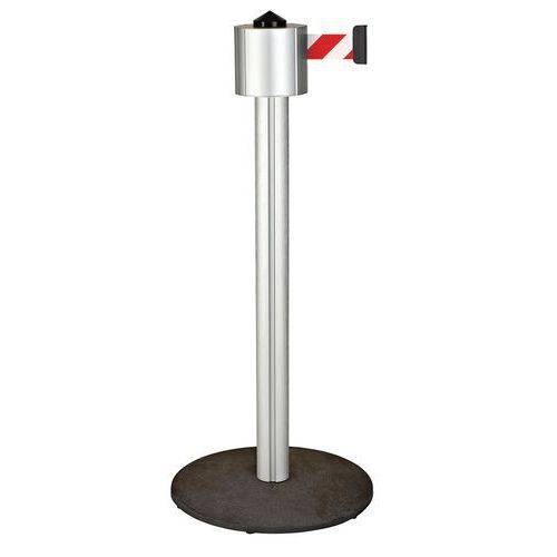 POTEAU ALUMINIUM STORETRAC MONO À SANGLE 12M - ROUGE/BLANC - BELTRAC