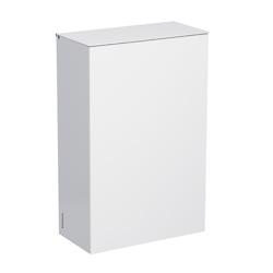 Rossignol - Poubelle 10L murale avec étrier BLANKA - blanc - blanc métal 51345_0