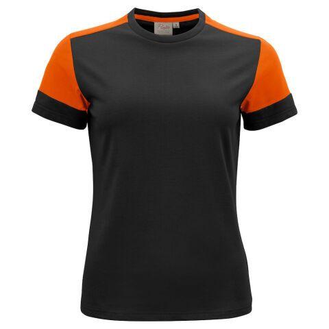 PRINTER PRIME PRIME T-SHIRT FEMMES NOIR/ORANGE - TAILLE XXXL