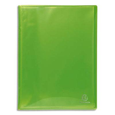 PROTEGE-DOCUMENTS EXACOMPTA IDERAMA - EN POLYPROPYLENE GLOSSY - 60 VUES/30 POCHETTES - COLORIS ASSORTIS - LOT DE 12