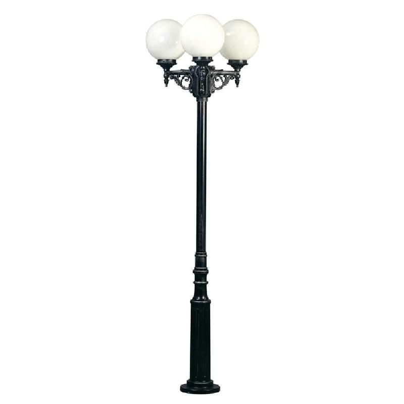 ALBERT LEUCHTEN RAVISSANT CHANDELIER NOIR-ARGENTÉ 163 À 3 LAMPES