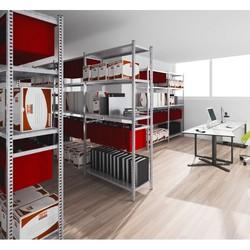 Rayonnage galvanisé G3 - profondeur 70 cm - charge 150 kg par niveau - modulaire et évolutif_0