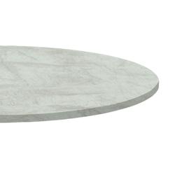 Restootab Plateau Ø90 decor marbre pokhara - blanc Bois manufacturé PL-R90M-MB.POK_0