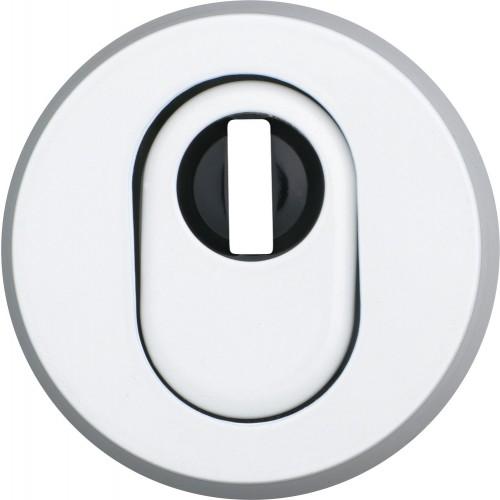 ROSACE DE PROTECTION DE CYLINDRE - ALUMINIUM BLANC - RHZS415 W ABUS
