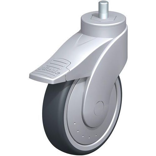 ROUE CAOUTCHOUC THERMOPLASTIQUE LWG-TPA 126K-FI-FK-GS12 - BLICKLE