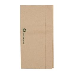 Serviettes kraft recyclées pliées Fiesta Recyclable 320x300mm (lot de 6000) - VEFE211_0