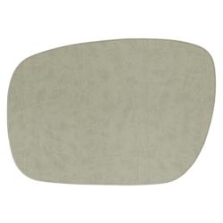 Stil Casa, set de 12 sous-plat unicolores, polyuréthane laminé cousu, 44xh. 31 cm, finition dollaro, couleur boue (mustard). - TOV-D-OV-MUD_0
