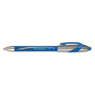 STYLO BILLE PAPERMATE FLEXGRIP ELITE - BLEU - LOT DE 12