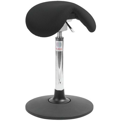 SIÈGE MINI SWAY FLEXMATIC - TISSU CURA - MEDIUM - NOIR - GLOBAL PROFESSIONAL SEATING