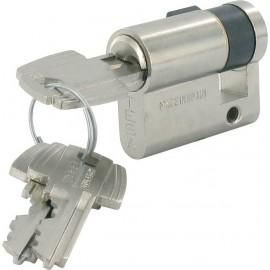 TESA DEMI-CYLINDRE NICKELÉ EN 30 X 10 MV N° 65976A - REF. 50303010N