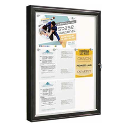 Vitrine extérieure - ZIRCON - aluminium, plexichocs, 5 formats disponibles, options et variantes_0