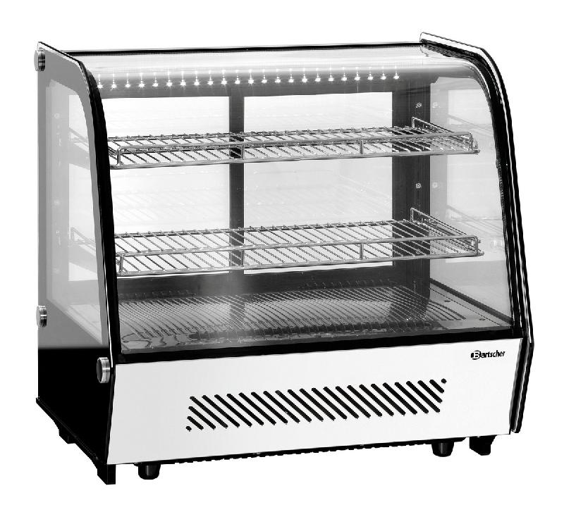 Vitrine réfrigérée Bartscher DeliCool II - 120L, LED, double vitrage, refroidissement ventilé_0