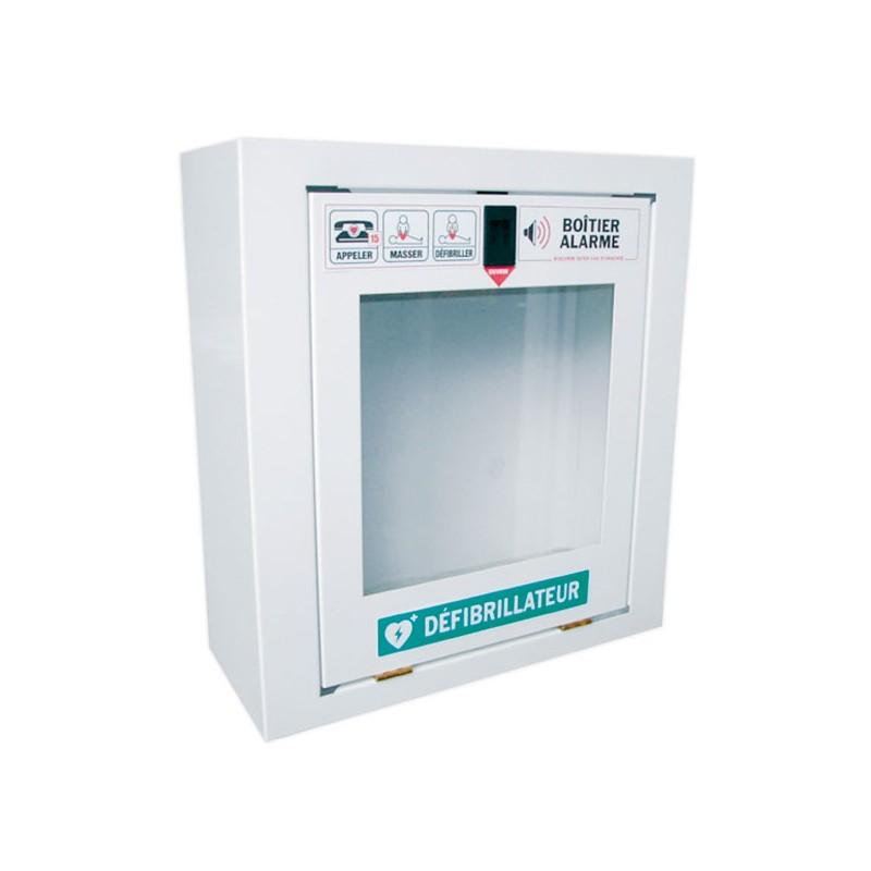 8300405 - Armoire à défibrillateur DEFIB 300 - Boîtier robuste avec alarme 105 dB et ouverture verticale_0