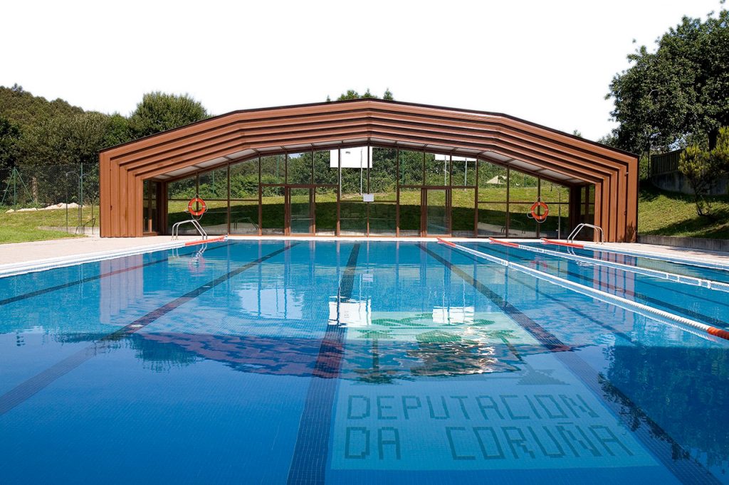 Abri piscine haut  jusqu'à 30m de large sans limite de longueur pour les espaces publics  - HERCULES_0