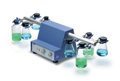 Agitateur vibrant de laboratoire SF1 - robuste, précis et stable pour 12 erlenmeyers de 500 ml_0