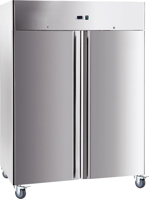 Armoire négative inox -18/-22°c avec 2 portes et 6 grilles gn2/1 - 1400 litres - GN1410BT_0