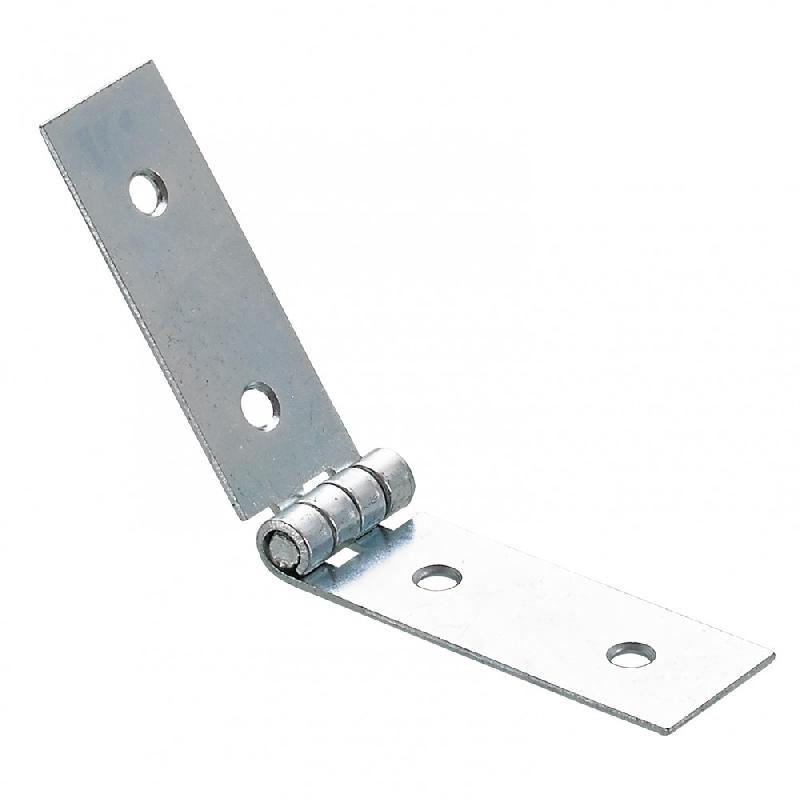 Charnière universelle en acier zingué HETTICH - L.22 x l.120 mm - pour lit_0