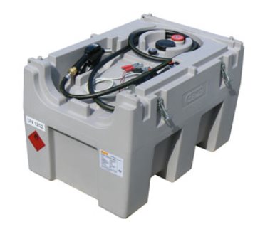 CSP43012V - Cuve station de ravitaillement 430 L en polyéthylène - Pompe 12V, débit 40 L/min_0