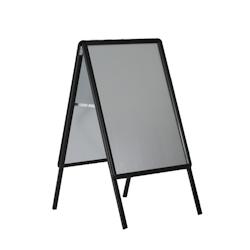 Edimeta Chevalet de trottoir Cadro-Clic® B2 / 70 x 50 cm - NOIR - noir aluminium 215346NR_0
